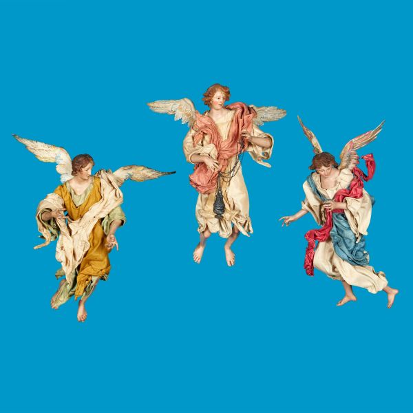 



THREE ANGELS, NAPLES, 18TH CENTURY
