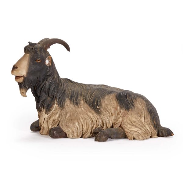 



A CROUCHING GOAT, NAPLES, 18TH/19TH CENTURY