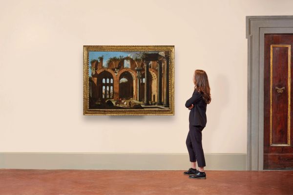 Viviano Codazzi e pittore bambocciante del XVII secolo