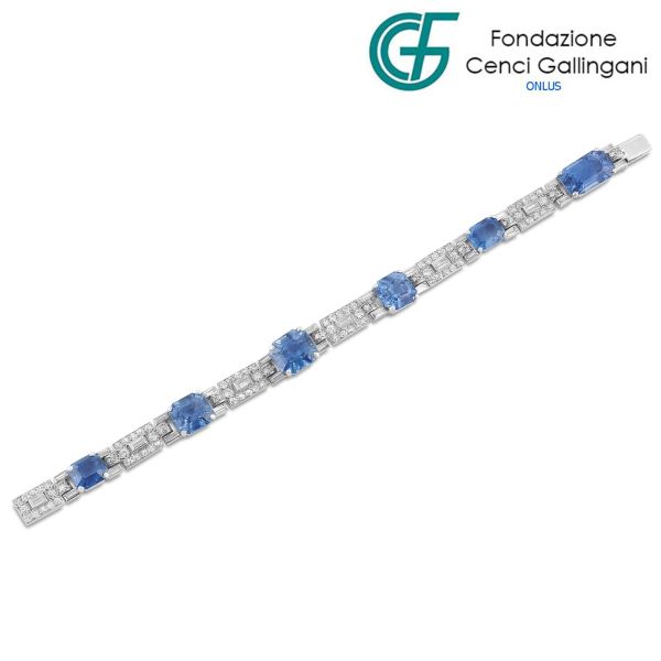 



CARTIER LONDON BRACCIALE CON ZAFFIRI CEYLON E DIAMANTI