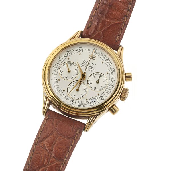 Zenith - 



ZENITH EL PRIMERO GOLD PLATED AND STAINLESS STEEL CHRONOGRAPH REF. 20-0260.400