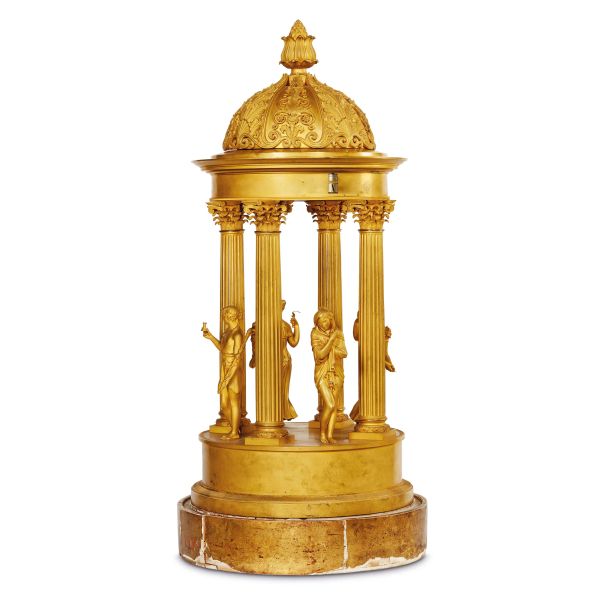 



OROLOGIO A TEMPIETTO, FRANCIA, PRIMA MET&Agrave; SECOLO XIX 