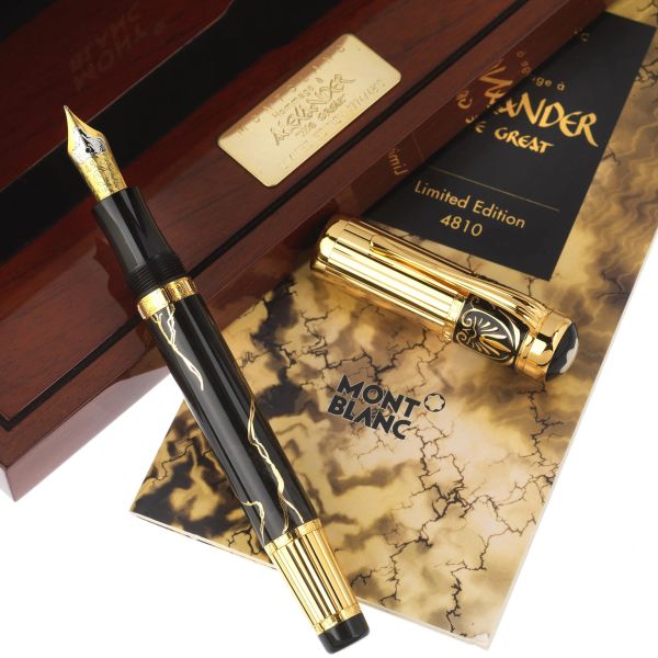 MONTBLANC &quot;HOMMAGE A ALEXANDER THE GREAT&quot; PATRON OF ART LIMITED EDITION N. 1774/4810 FOUNTAIN PEN, 1998