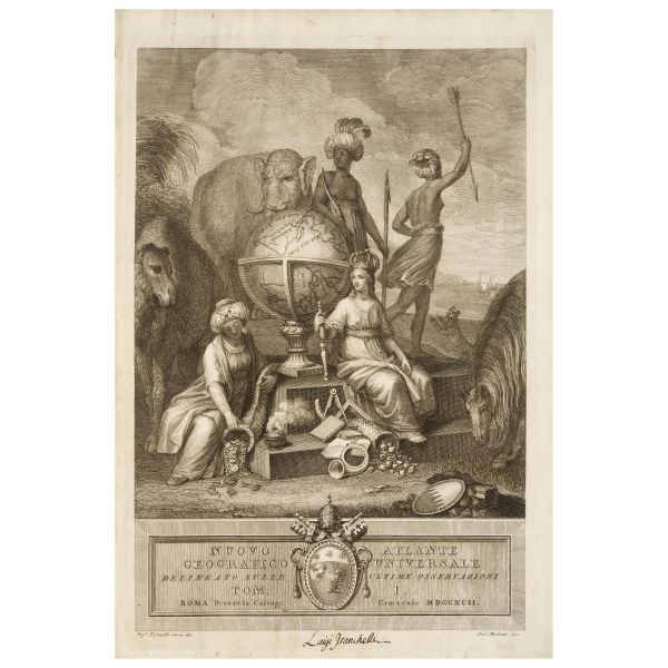 Poderoso atlante commissionato dalla Calcografia Camerale pontificia