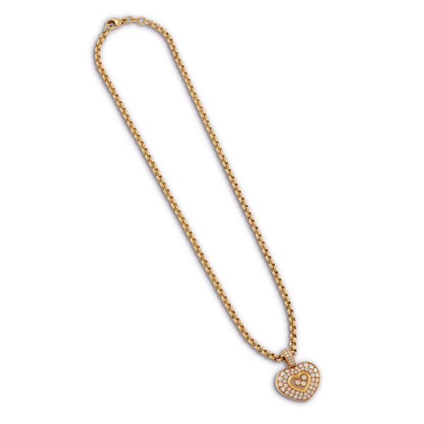 Chopard - CHOPARD HAPPY DIAMONDS PENDENTE CON CATENA