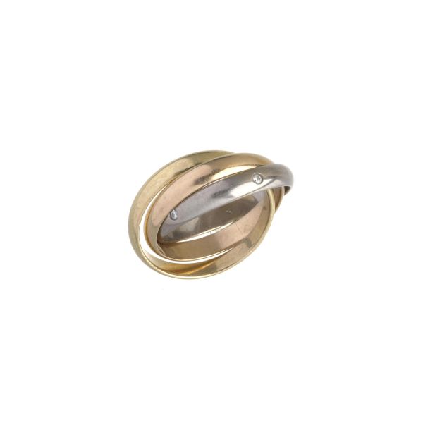 Cartier - 



CARTIER TRINITY RING IN 18KT THREE COLOUR GOLD