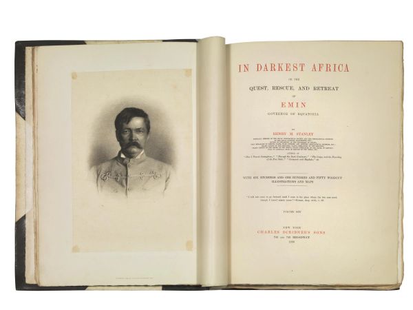      (Geografia - Viaggio - Illustrati 800)   STANLEY, Henry Morton.   In Darkest Africa.   New York, Charles Scribner&rsquo;s Sons, 1890. 