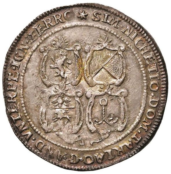      MURANO. GIOVANNI CORNER II CXI DOGE (1709-1722) OSELLA 1720 