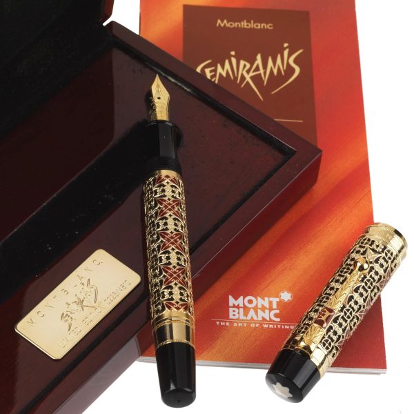 Montblanc - MONTBLANC &quot;HOMMAGE A SEMIRAMIS&quot; PATRON OF ART LIMITED EDITION N. 0226/4810 FOUNTAIN PEN, 1996