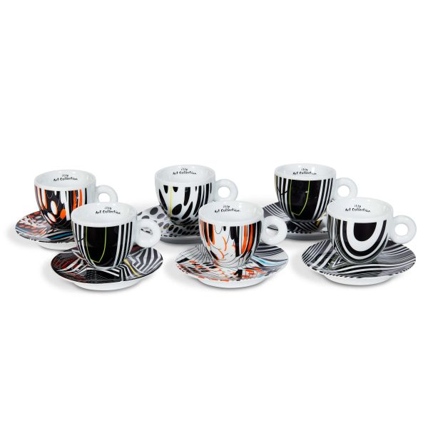 Tobias Rehberger - 



TOBIAS REHBERGER - SET DI SEI TAZZINE DA CAFFE CON PIATTINI