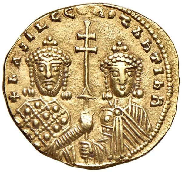 BISANZIO. COSTANTINO VII E ROMANO I (920-921) SOLIDO