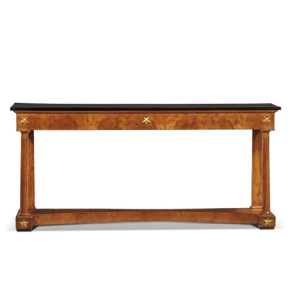 AN EMPIRE WALL CONSOLE, FIRST QUARTER 19TH CENTURY
