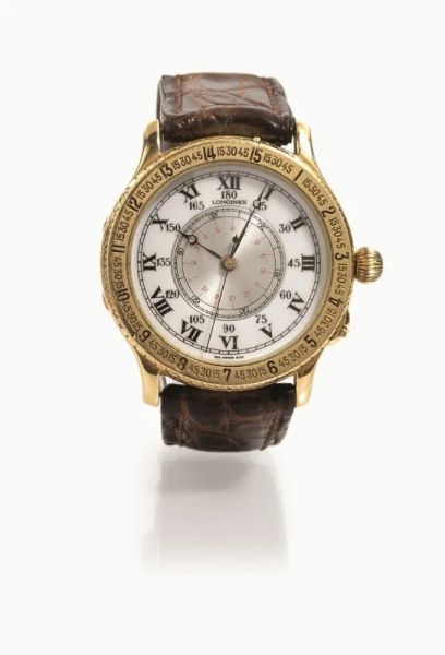  Orologio da polso Longines Hour Angle Watch, designed by Col. Charles A.    
