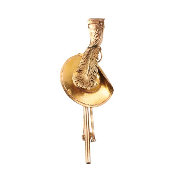 



BARRETTE BROOCH IN 9KT GOLD