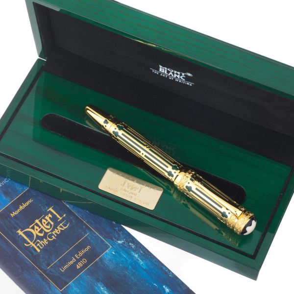 Montblanc -      MONTBLANC &quot;HOMMAGE A PETER I THE GREAT&quot; PENNA STILOGRAFICA SERIE PATRON OF ART EDIZIONE LIMITATA N. 0225/4810, ANNO 1997 