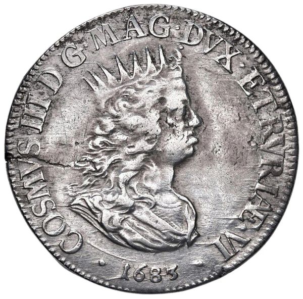 LIVORNO. COSIMO III DE’ MEDICI (1670-1723) TOLLERO 1683