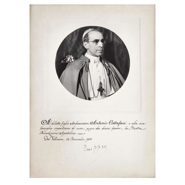 



Autograph of the two hundred and sixtieth Bishop of Rome