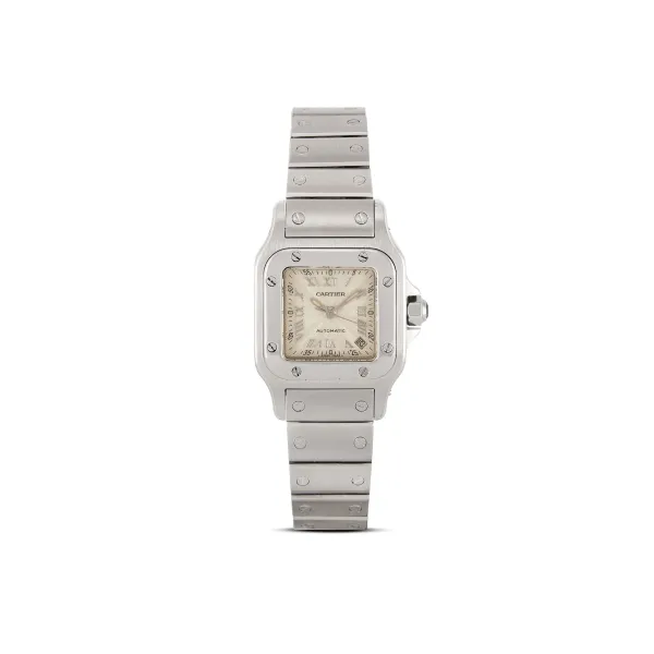 Cartier - CARTIER SANTOS GALBEE LADY SMALL SIZE STAINLESS STEEL WRISTWATCH