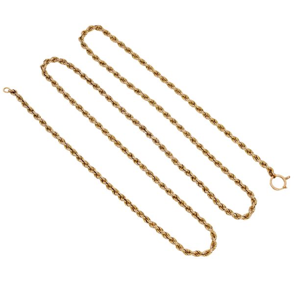 



LONG TORCHON NECKLACE IN GOLD