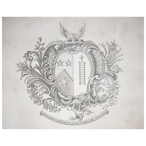 GRANDE SALVER, LONDRA, 1762, ARGENTIERE EBENEZER COKER