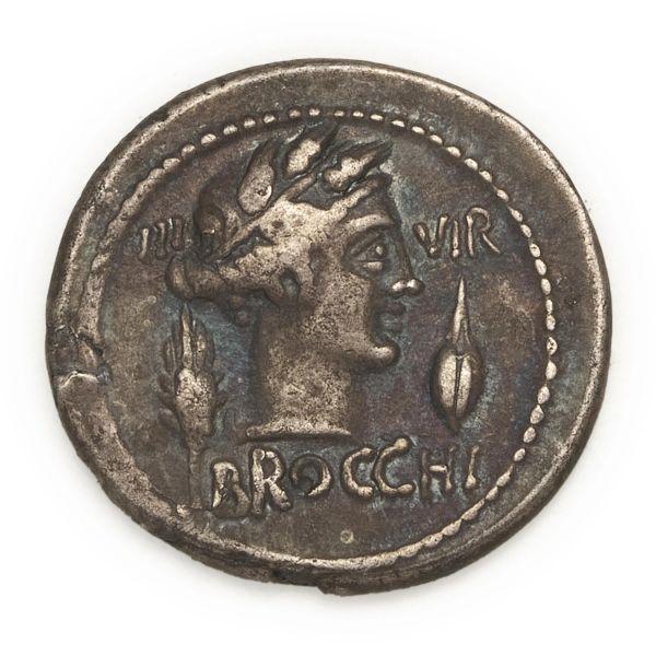 



Furia - Denario L. Furius Cn. f. Brocchus (63 a.C.) - Zecca: Roma