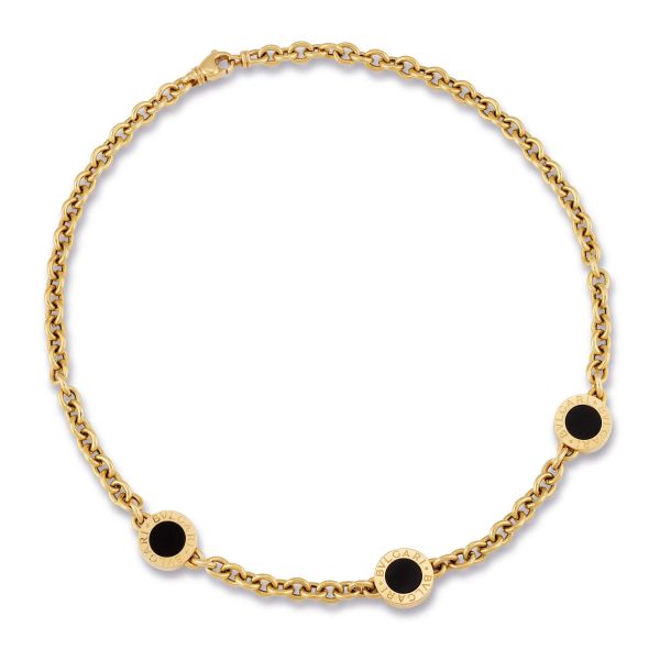 Bulgari - BULGARI BULGARI COLLIER IN 18KT YELLOW GOLD