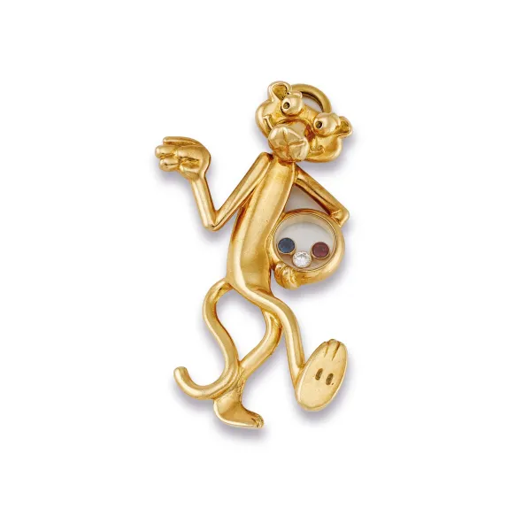 Chopard - 



CHOPARD PINK PANTHER-SHAPED PENDANT