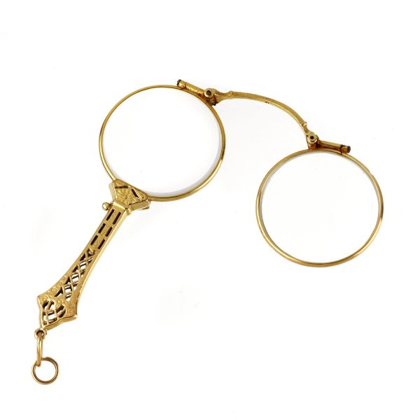 18KT YELLOW GOLD LORGNETTE