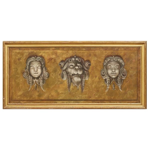 A PAIR OF DECORATIVE PANELS, 19TH CENTURY