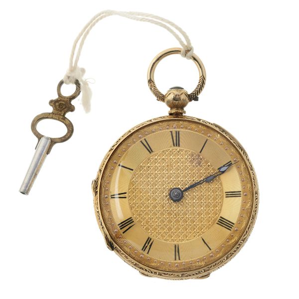 ROJE YELLOW GOLD POCKET WATCH