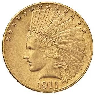 U.S.A., 10 DOLLARI 1911 (INDIANO)