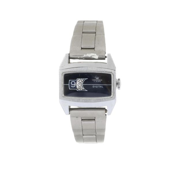 



CRONOMAX DIGITAL METAL AND STAINLESS STEEL WRISTWATCH