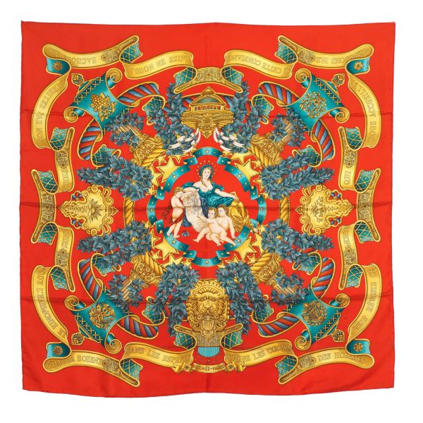 HERMES &quot;EUROPE&quot; SCARF