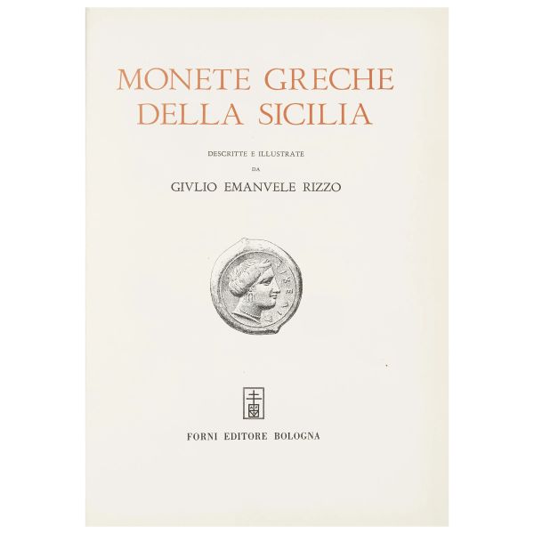 Rizzo, Giulio Emanuele – Monete Greche della Sicilia