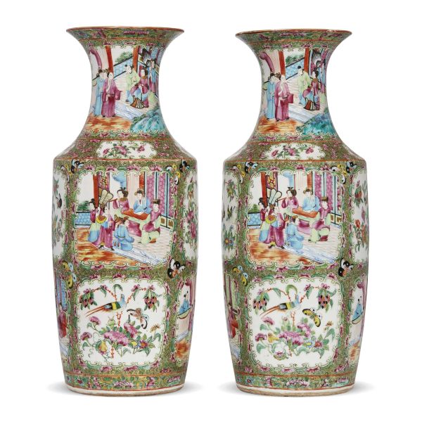 



A PAIR OF VASES, CHINA, QING DYNASTY, 19TH CENTURY