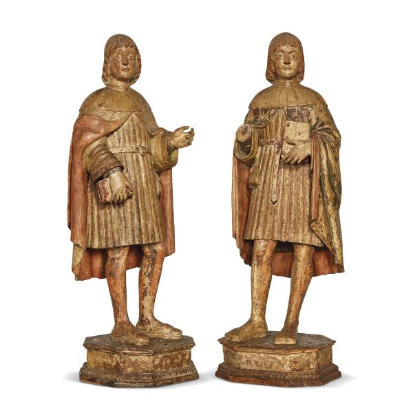 A PAIR OF LOMBARD SCULPTURES, 16TH CENTURY