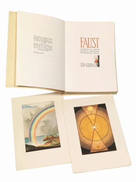 (Edizioni di pregio – Illustrati 900) SCHMIED, François-Louis – GOETHE, Johann Wolf von. Faust. Paris, Ch. Henchoz, 1938.