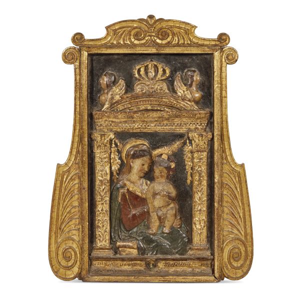 Workshop of Antonio Rossellino (Settignano 1427 - Firenze 1479), Madonna with Child (known as &ldquo;dell&rsquo;Ermitage&rdquo;  [..]