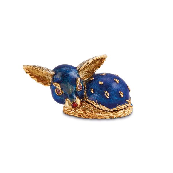 



FRASCAROLO SMALL FOX-SHAPED ORNAMENT WITH A WATCH