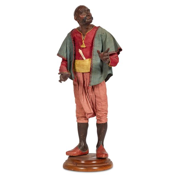 



AN ORIENTAL WITH MOUSTACHE, NAPLES, 18TH CENTURY