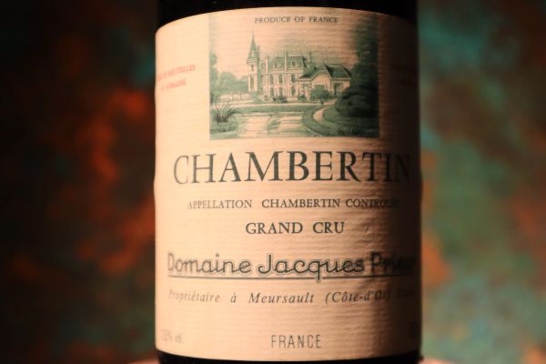 



Chambertin Domaine Jacques Prieur 1988