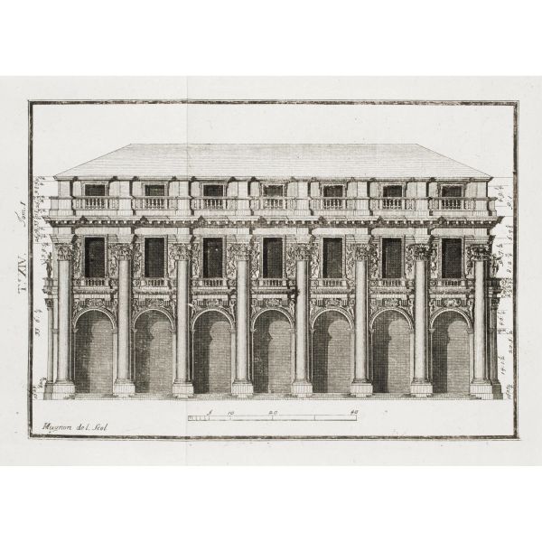 Bertotti, Scamozzi Ottavio. Le fabbriche e i disegni di Andrea Palladio. Vicenza, Rossi, 1796. Le terme dei Romani disegnate da Andrea Palladio. Vicenza, Rossi 1797.