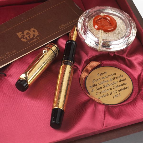 AURORA CRISTOFORO COLOMBO 500TH ANNIVERSARY (1492 &ndash; 1992)&nbsp; LIMITED EDITION FOUNTAIN PEN N.  [..]