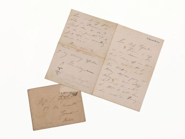 SARGENT, John Singer (1856-1925). Lettera autografa firmata, 4 pagine in&nbsp;&nbsp;