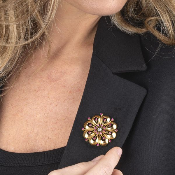 SPILLA A FORMA DI FIORE