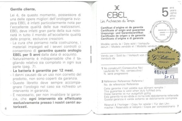 EBEL VOYAGER GMT REF. 1124913