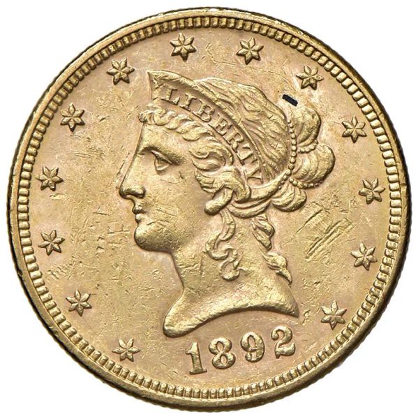 



STATI UNITI. 10 DOLLARI 1892 LIBERTY