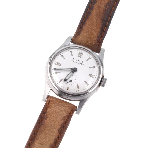 CYMA TAVANNES STAINLESS STEEL WRISTWATCH N. 93241XX