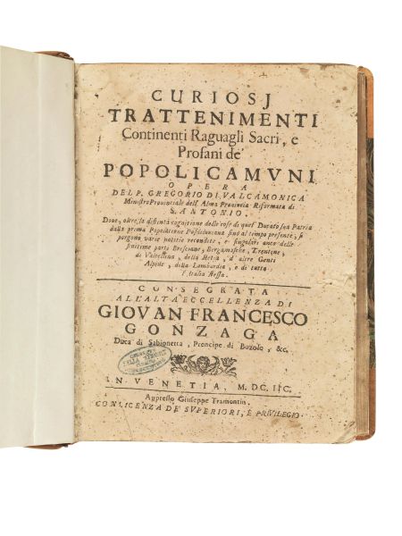      (Pisa - Medicina - Illustrati 700)   COCCHI, Antonio.   Dei Bagni di Pisa.   In Firenze, nella Stamperia Imperiale, 1750. 
