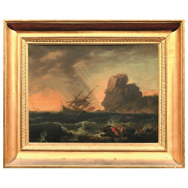Seguace di Claude Joseph Vernet, secc. XVIII-XIX